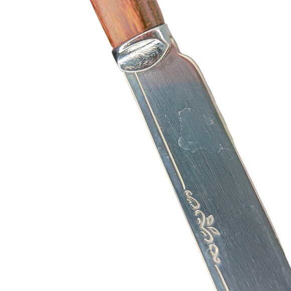 Vintage Fish Eaters Tableware Knives and Forks Wood Handle Sheffield England - Picture 13 of 16